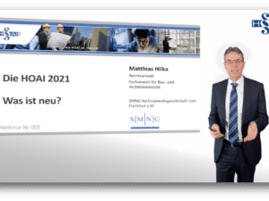 Webinar 3 - HOAI 2021 - Was ist neu?