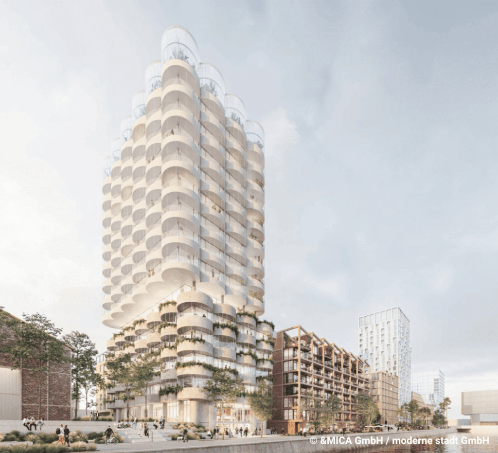 Hochhaus am Deutzer Hafen