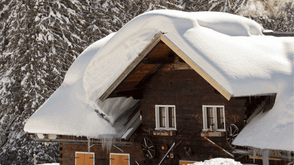 Haus im Schnee