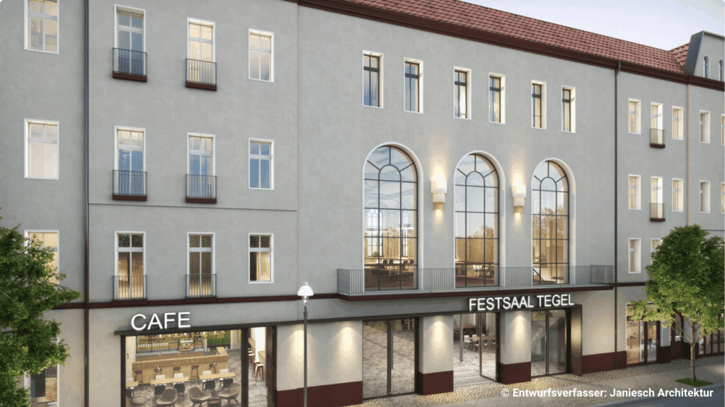 Außenansicht Festsaal Tegel
