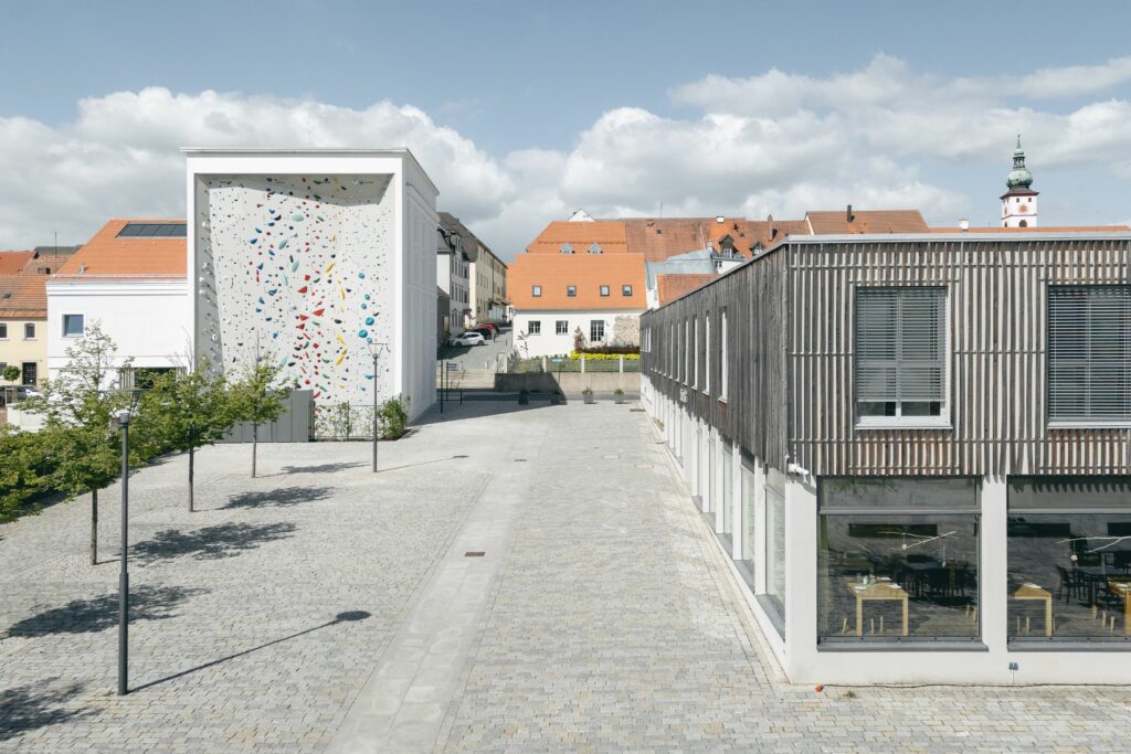 Kletterzentrum von außen